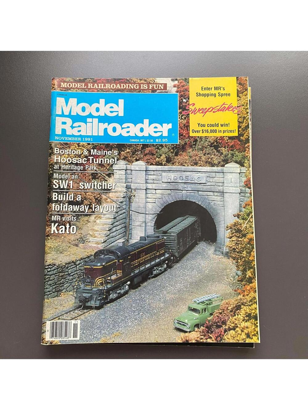 Model Railroader November 1991 Vintage History Magazine